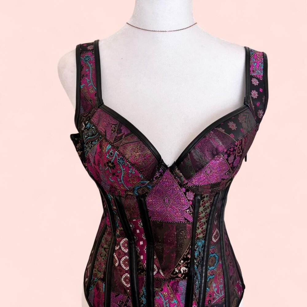 Patchwork Corset Top
